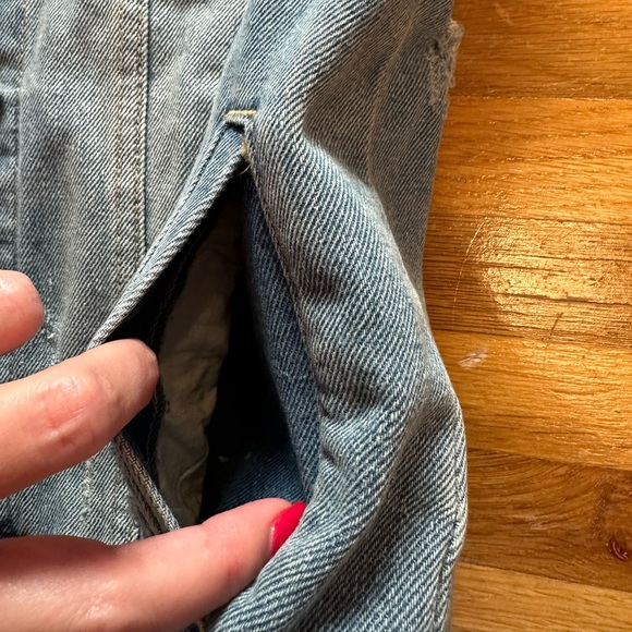 Altar’d State | Women’s light denim jacket with slight distressing - Picture 7 of 16